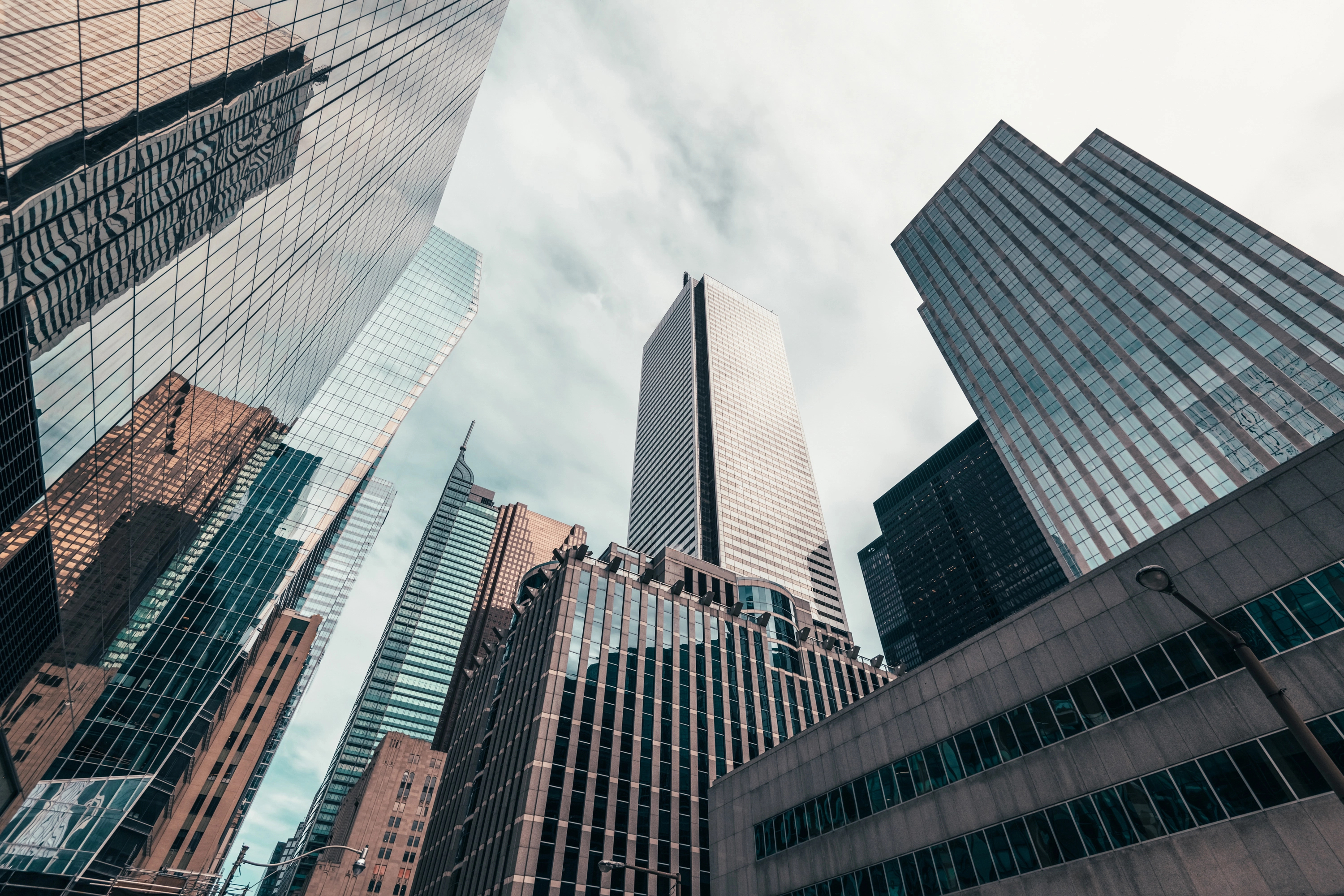 Different types of commercial and institutional buildings